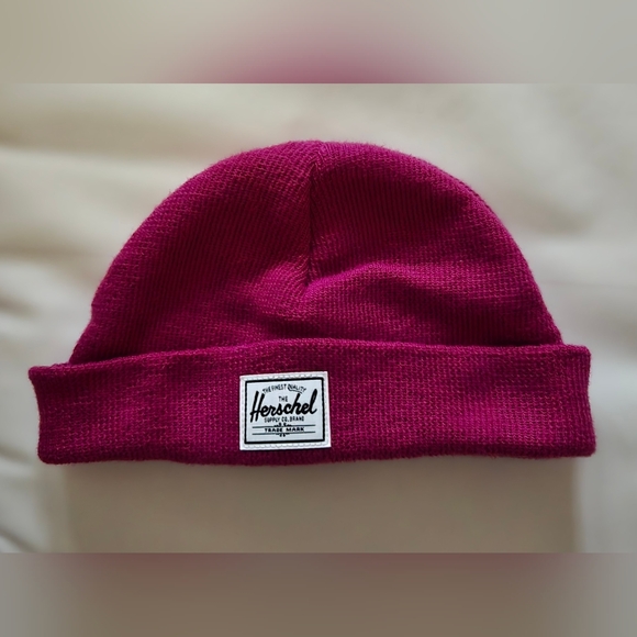 Herschel Fuschia Baby Beanie - Picture 1 of 3